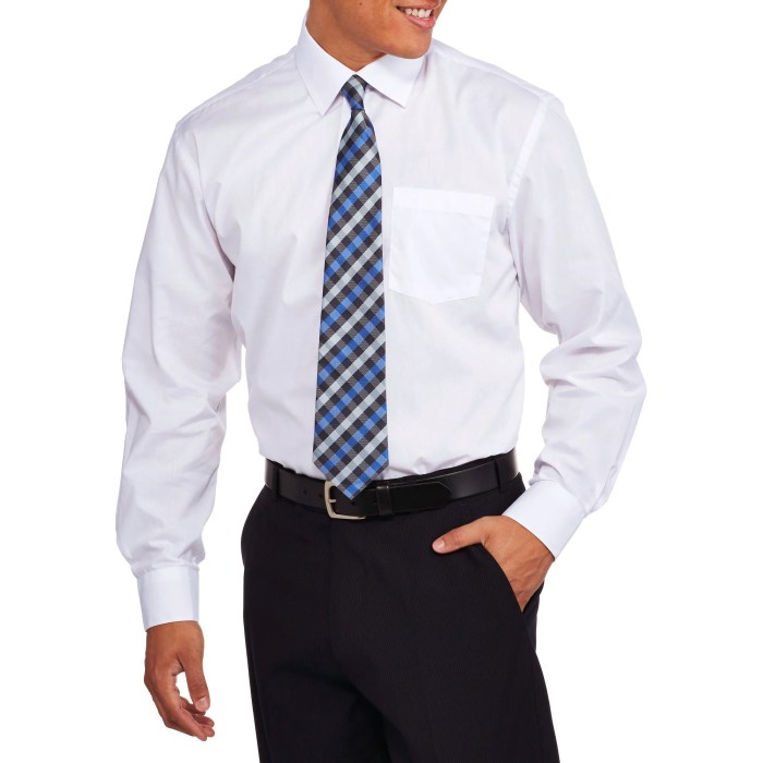 Big and tall mens dress shirts and ties