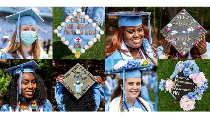 When did people start decorating their graduation caps