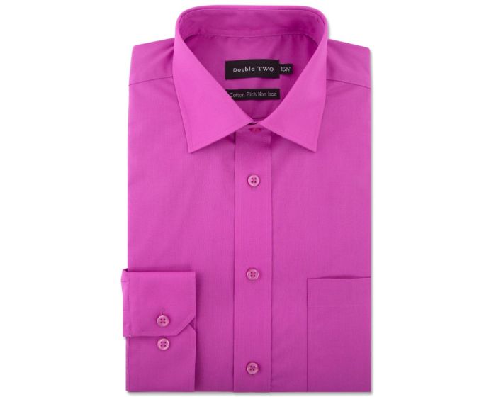 Mens magenta dress shirt