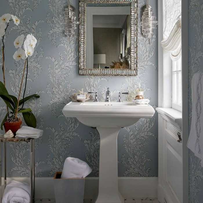 How to decorate small powder room